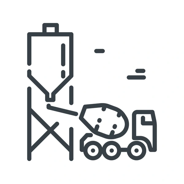 Batching Plant Icon